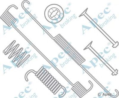 APEC BRAKING kit603 -  Комплектующие, тормозная колодка